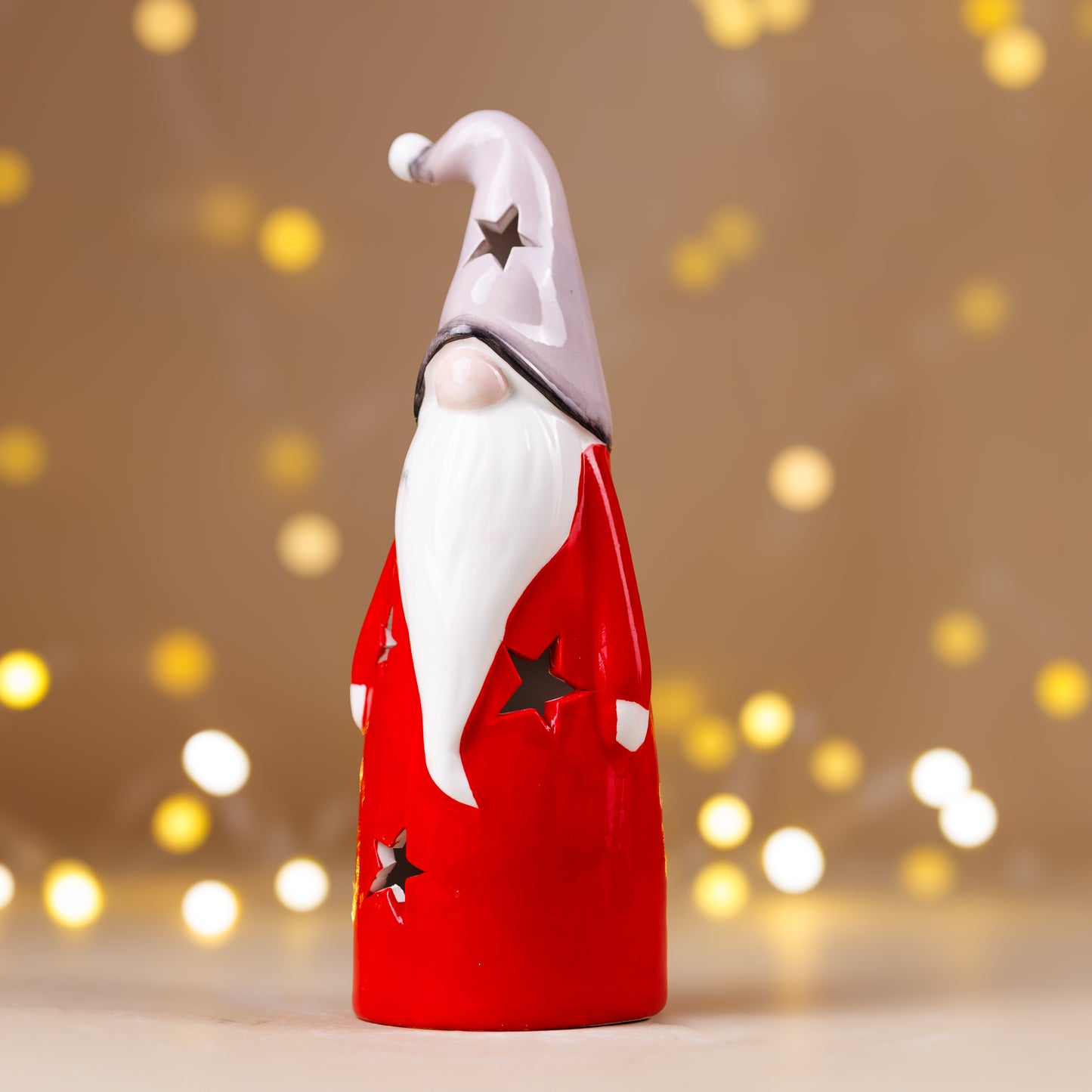 THD145 RED GNOME WITH LIGHT