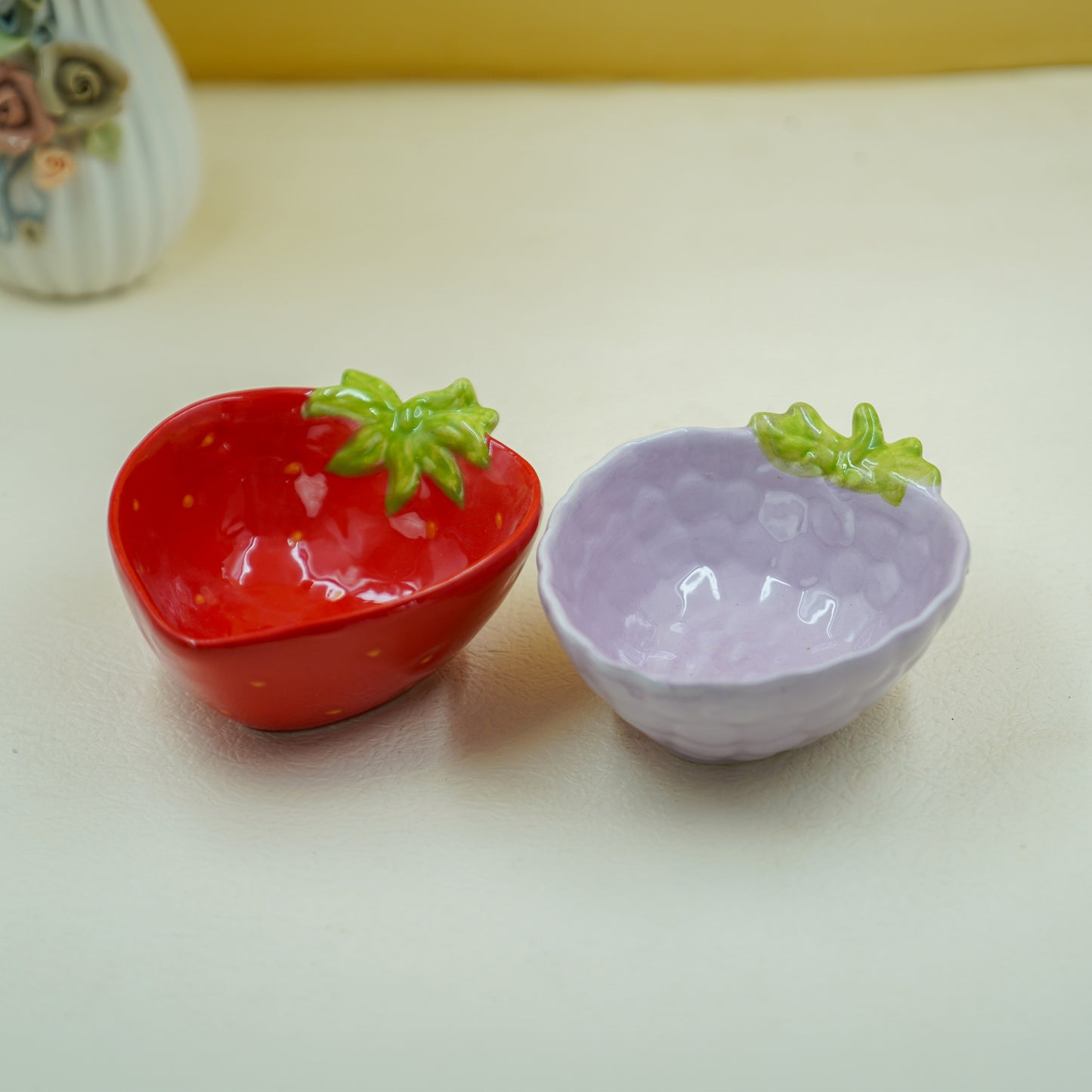 THD013 Fruit-Inspired Ceramic Bowl – Available in 2 Colors