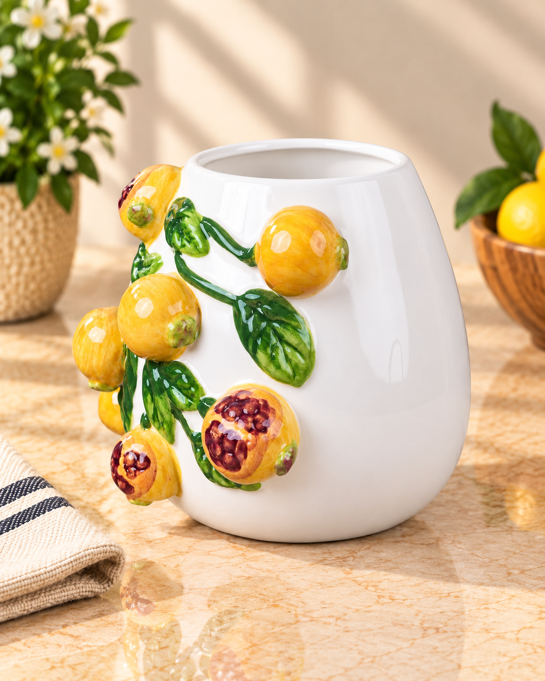 TT-164 Pomegranate Ceramic Vase