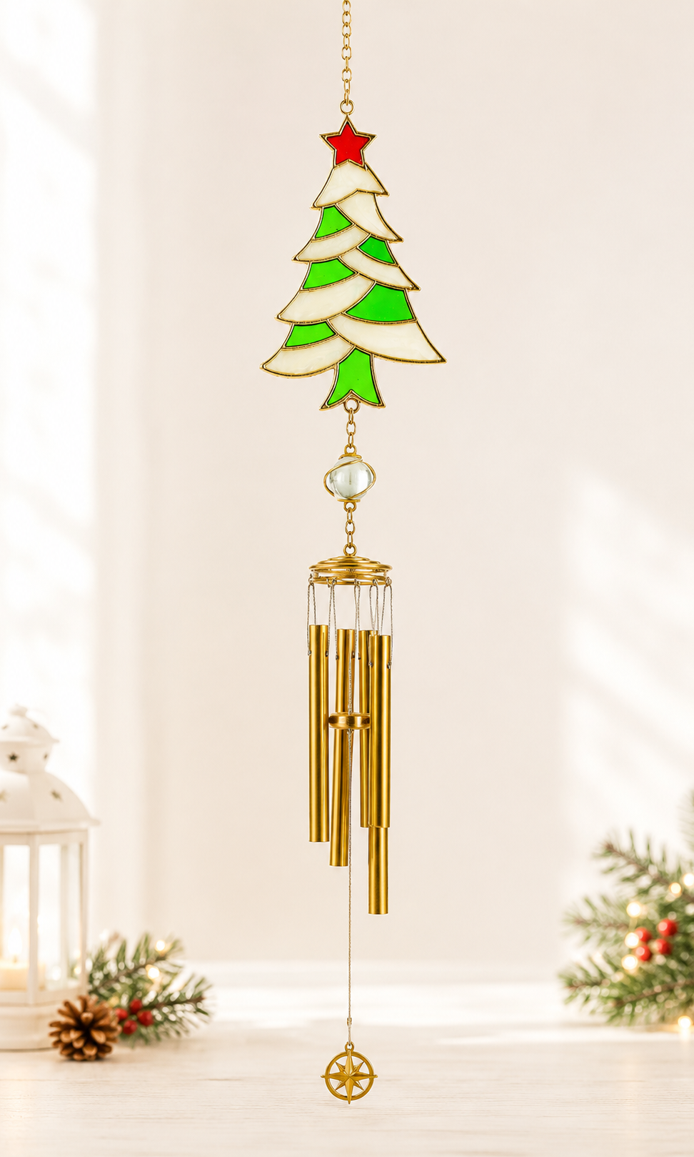 THD380 Christmas Decorative Wind Chime – 5 Festive Designs