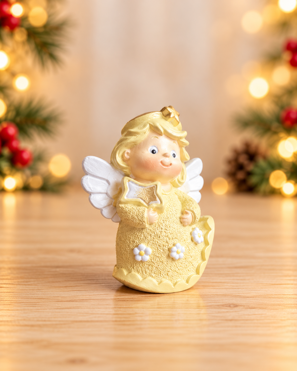 THD853 Miniature Yellow Angel Figurines