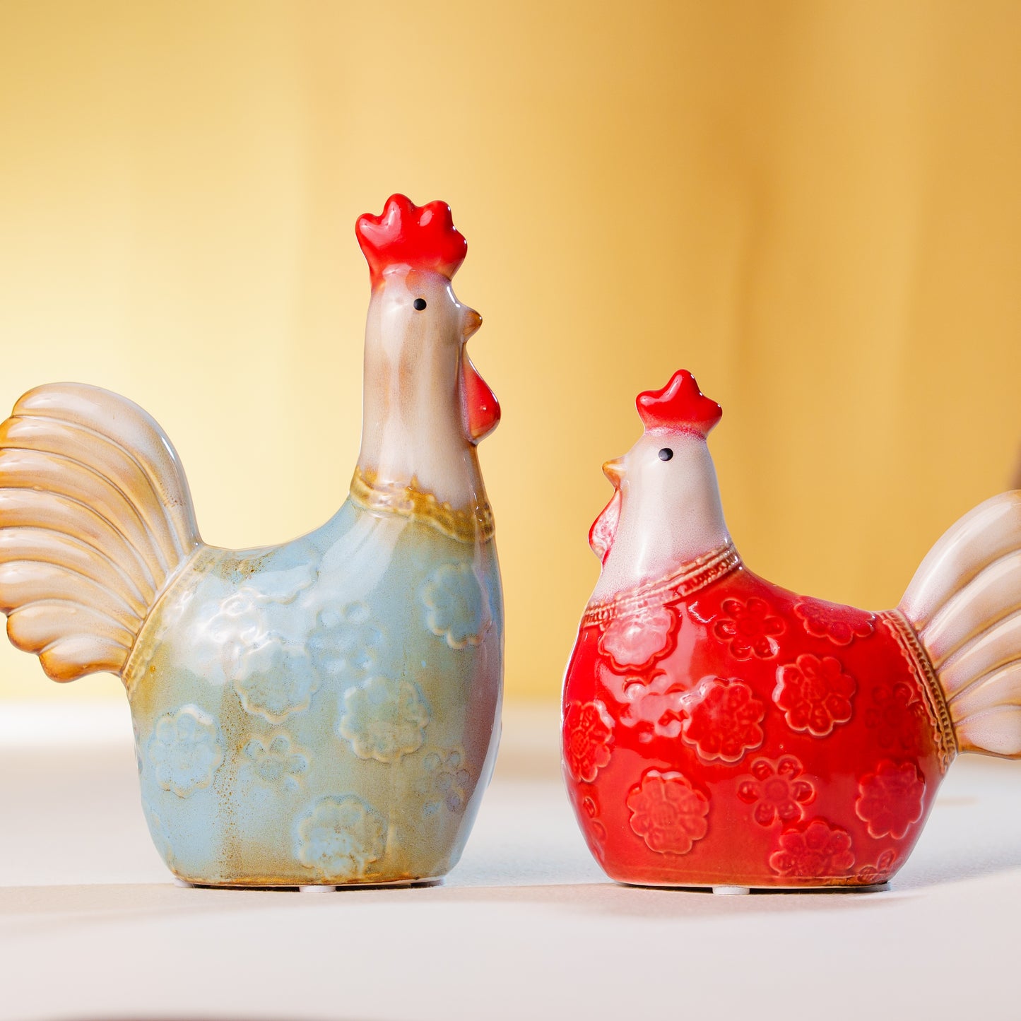 THD406 ROOSTER AND HEN SET