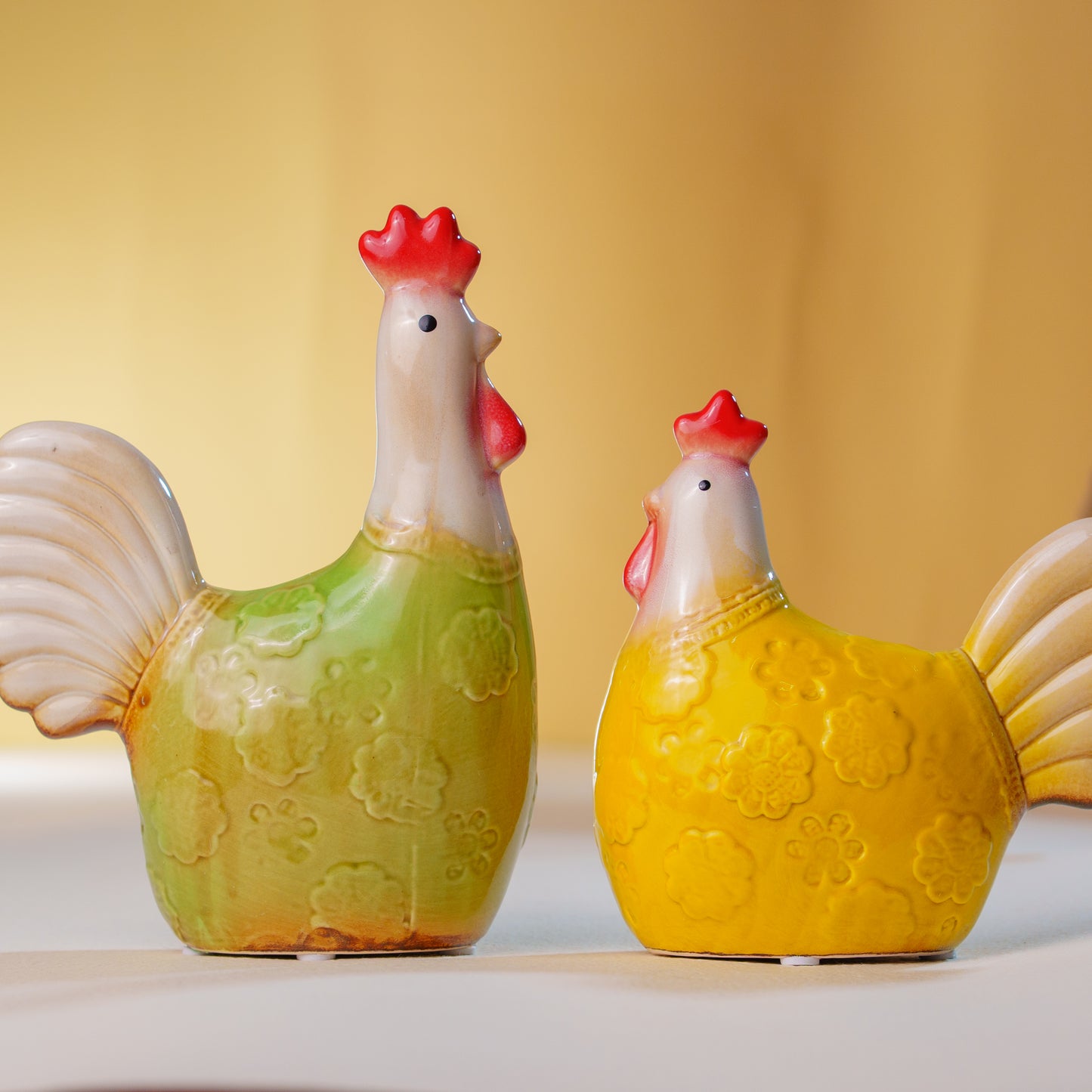 THD407 ROOSTER AND HEN SET