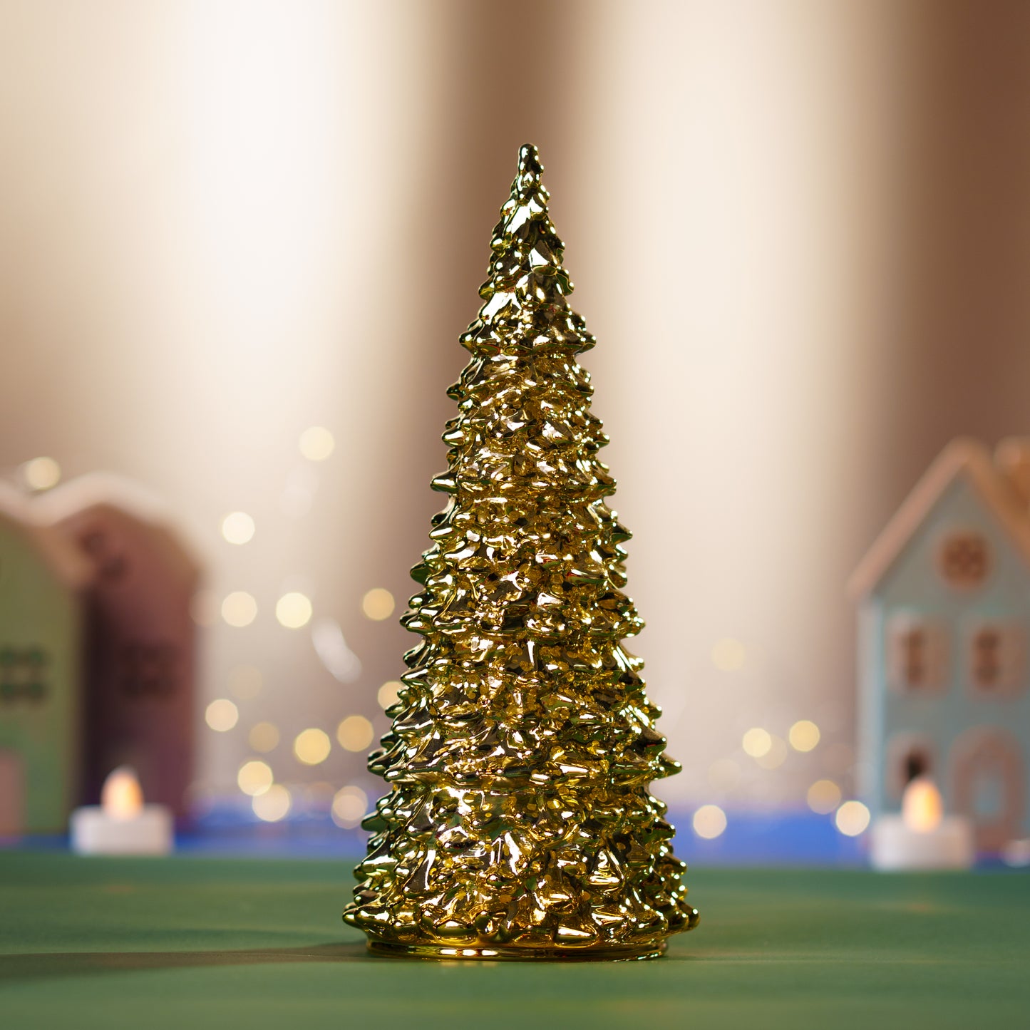 THD363 GLASS TREE WITH LIGHT