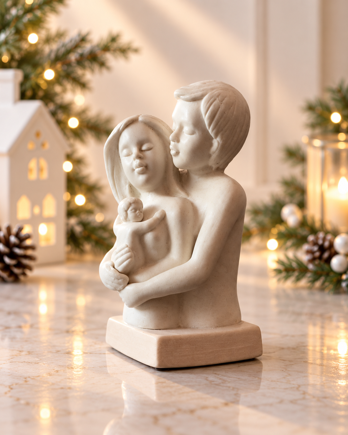 THD100 Loving Family Figurine