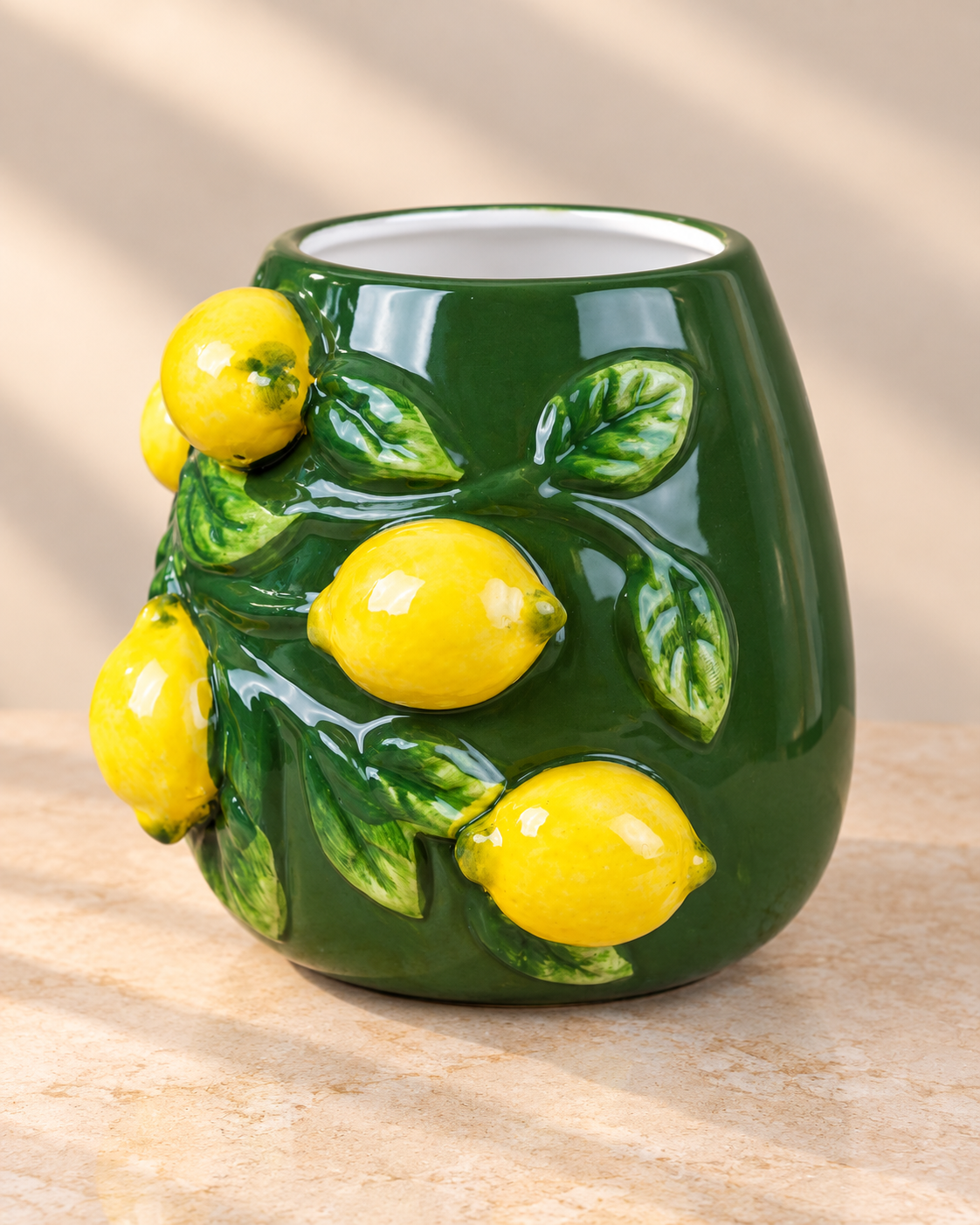 TT-171 Lemon Ceramic Vase / Planter