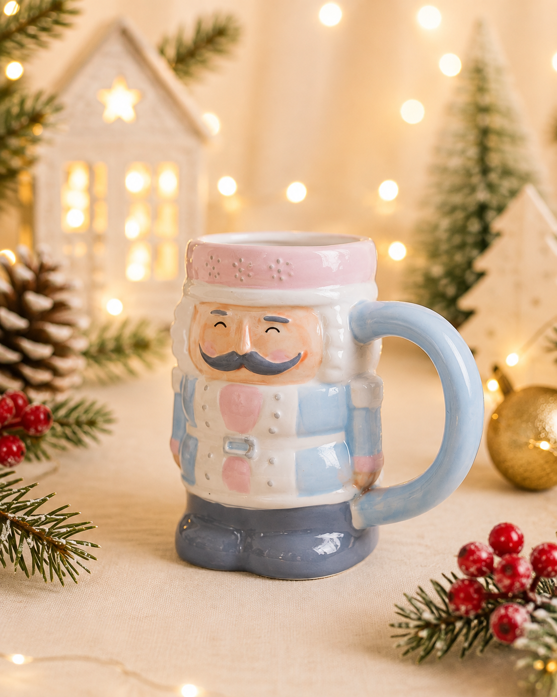 THD1011 Nutcracker Christmas Ceramic Mug