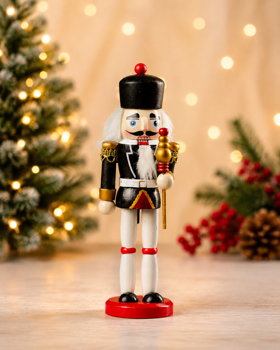 THD173 Black Nutcracker Soldier Figurine