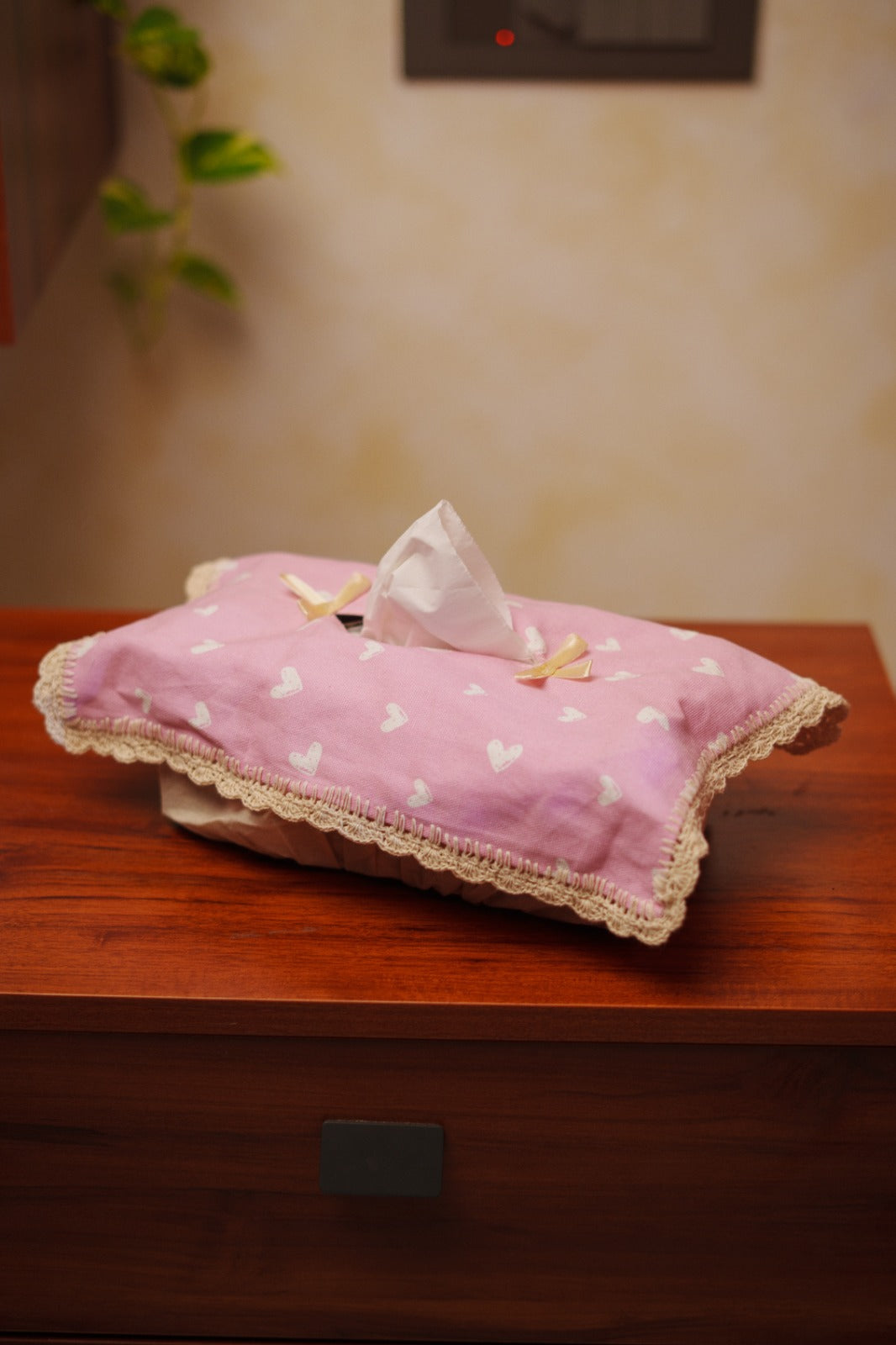 CROCHET PRINTED TISSUE BOX COVER
