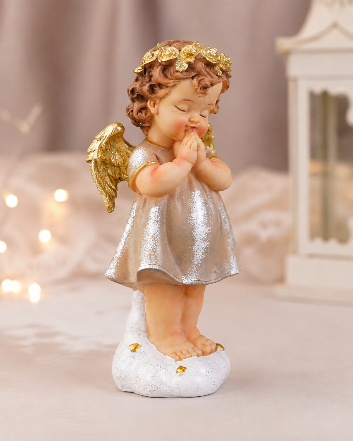 TT-44 Golden Halo Angel Figurine