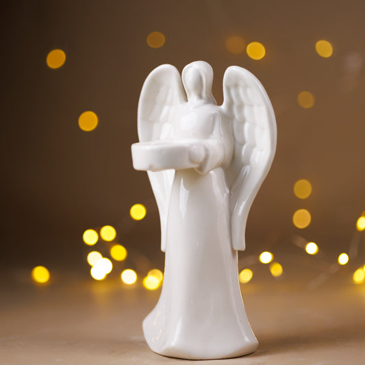 THD452 ANGEL WITH CANDLE HOLDER