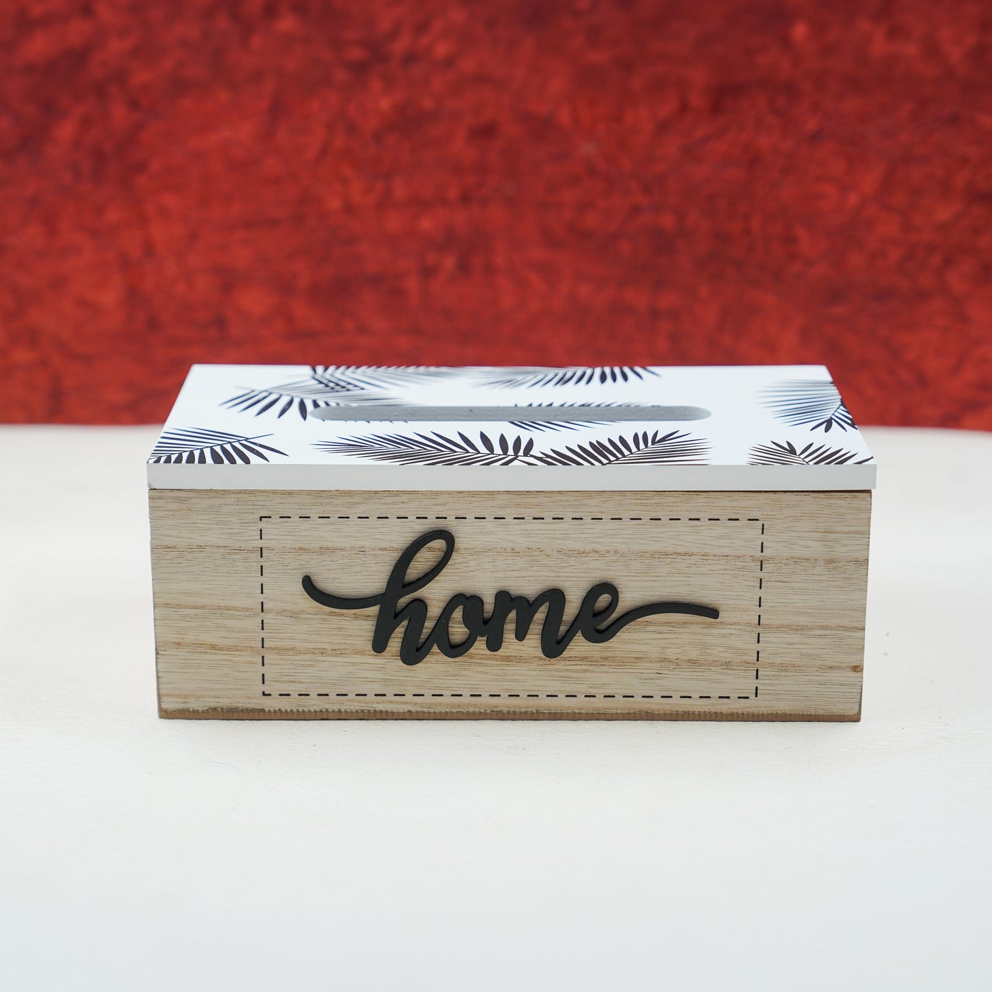 THD094 Wooden Tissue Holder Box – Home Design (Top Opening)