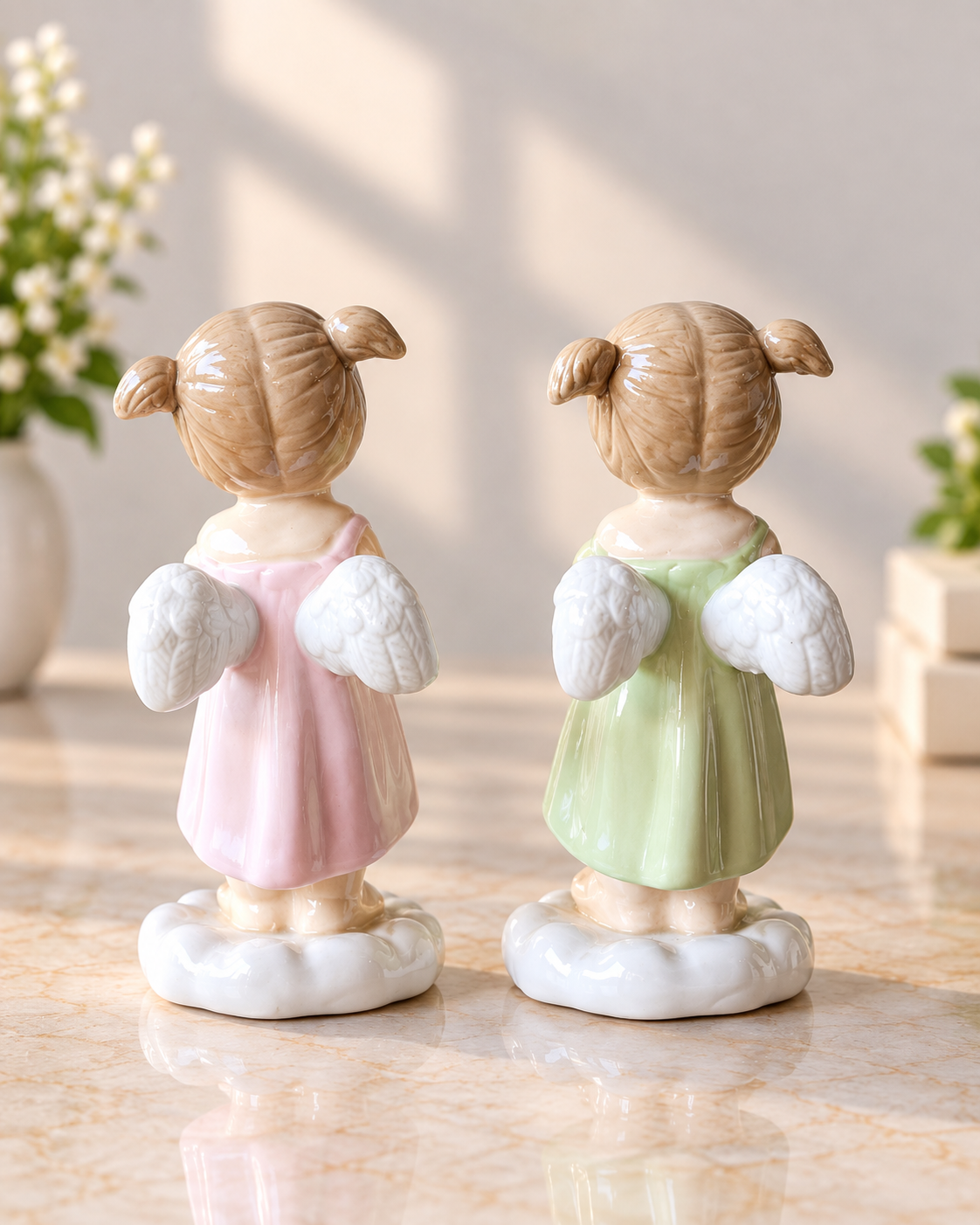 THD100 Cute Angel Figurine with Heart