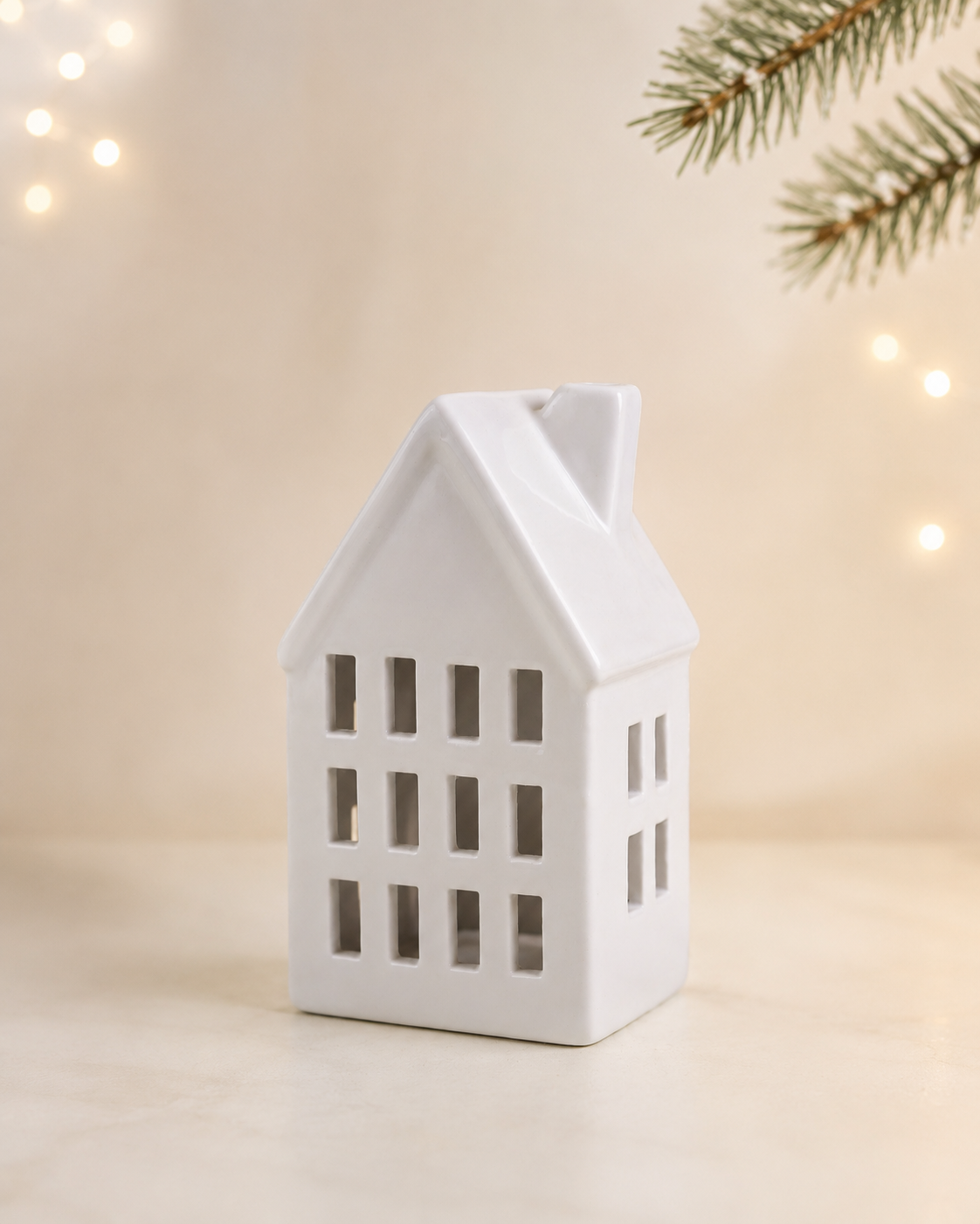 THD1010 Ceramic Cottage T-Light Holder