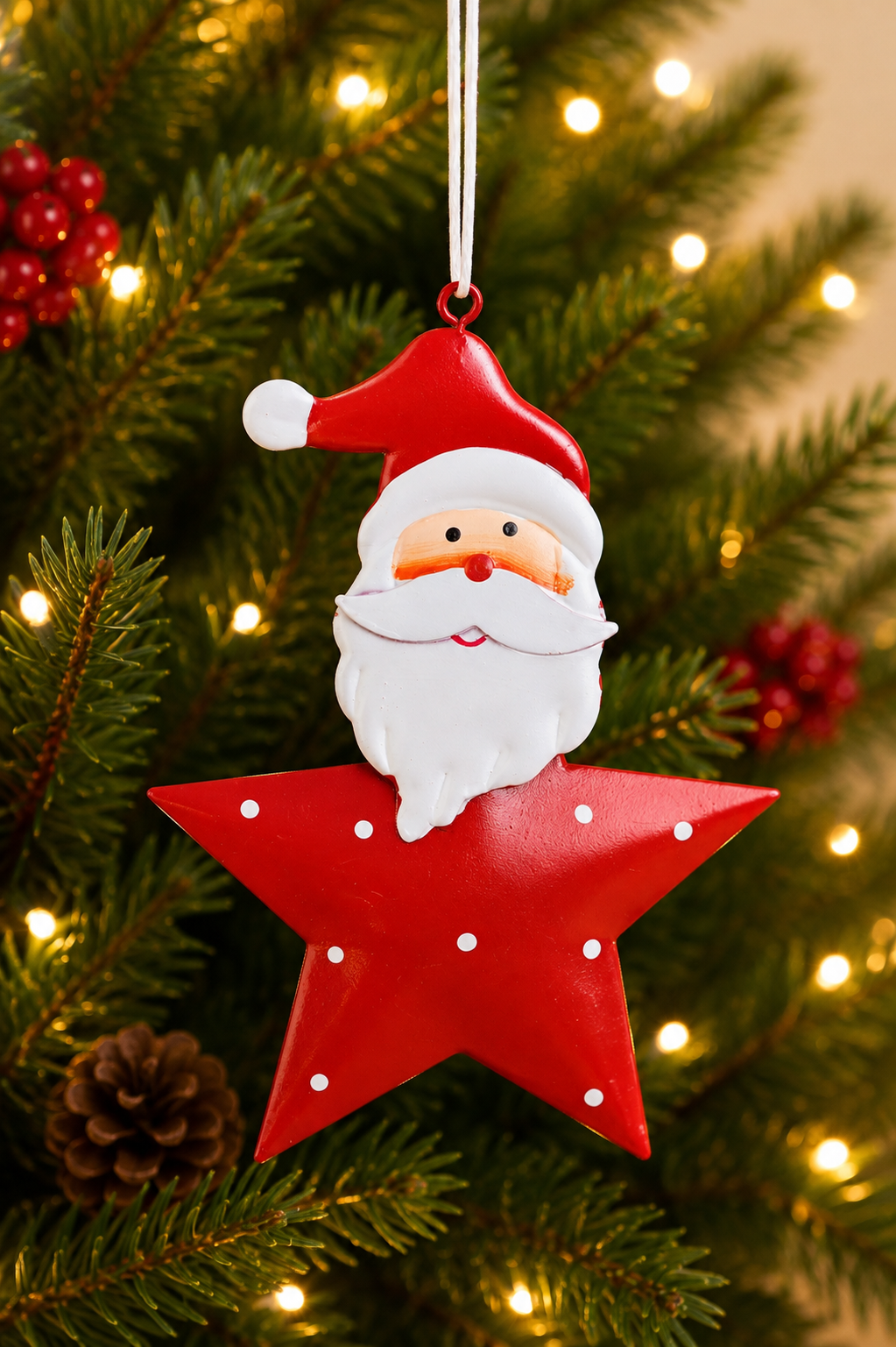 THD996 Metal Christmas Tree Ornament