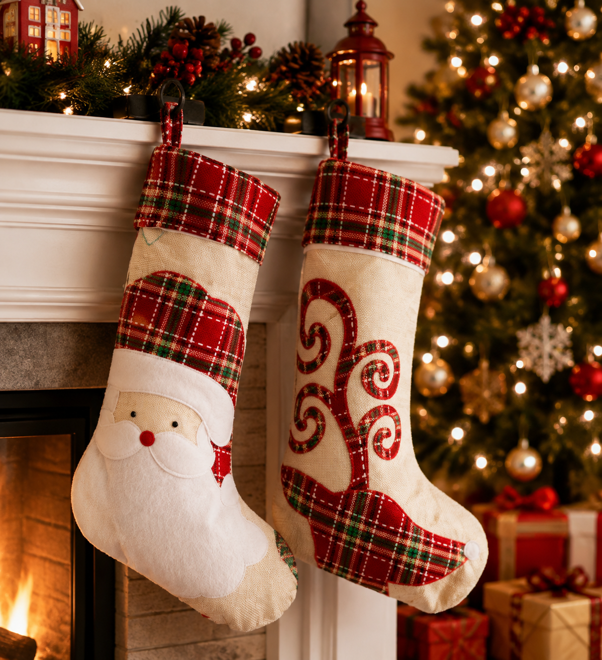 THD403 Santa Christmas Stocking