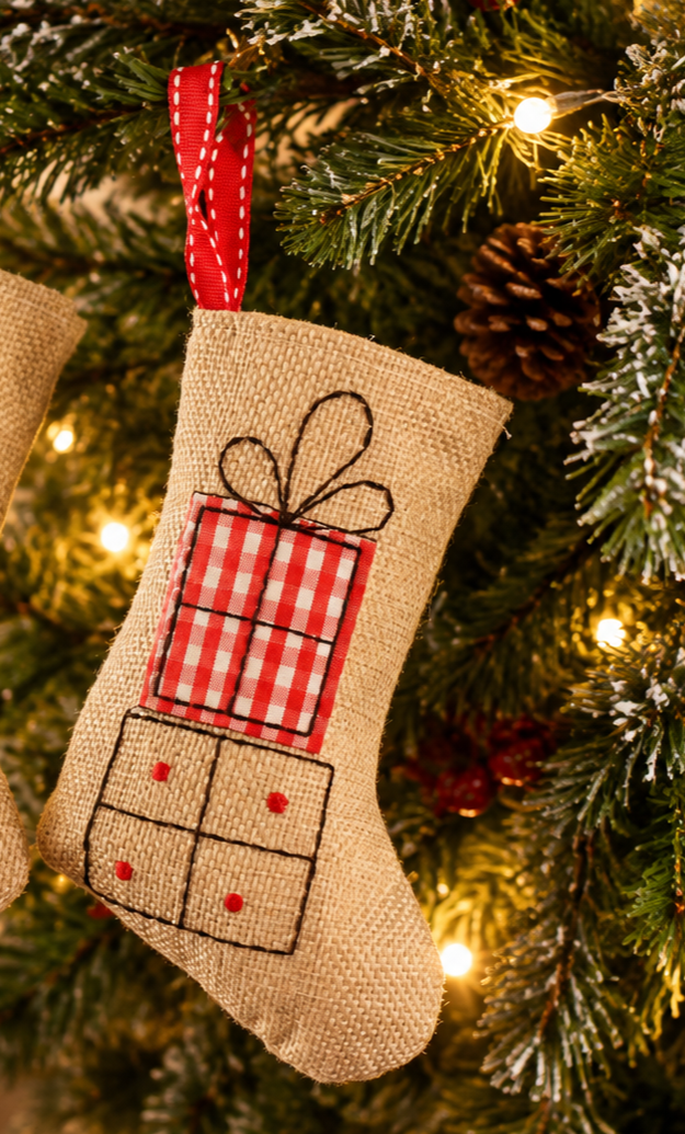 THD402 Mini Christmas Stocking Ornament