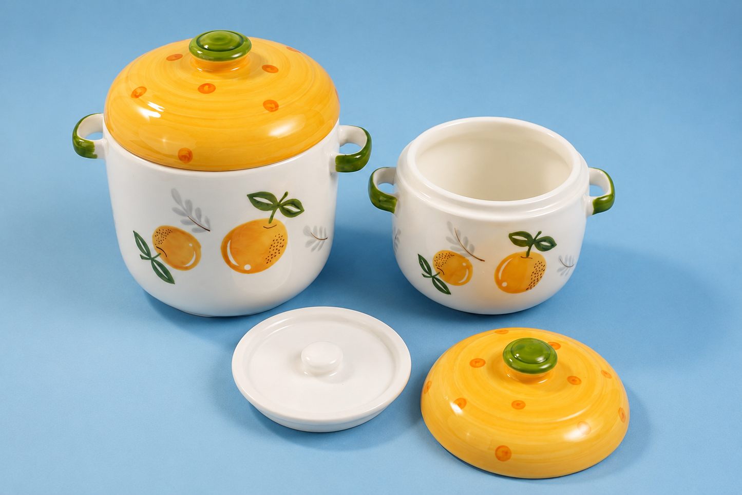 DD-105 Ceramic Kitchen Storage Canister with Double Lid