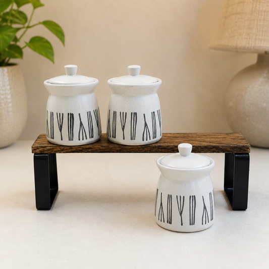 THD125 Ceramic Storage Jar with Lid