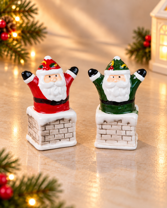 THD795 Set of 2 Santa Claus Salt & Pepper Shakers