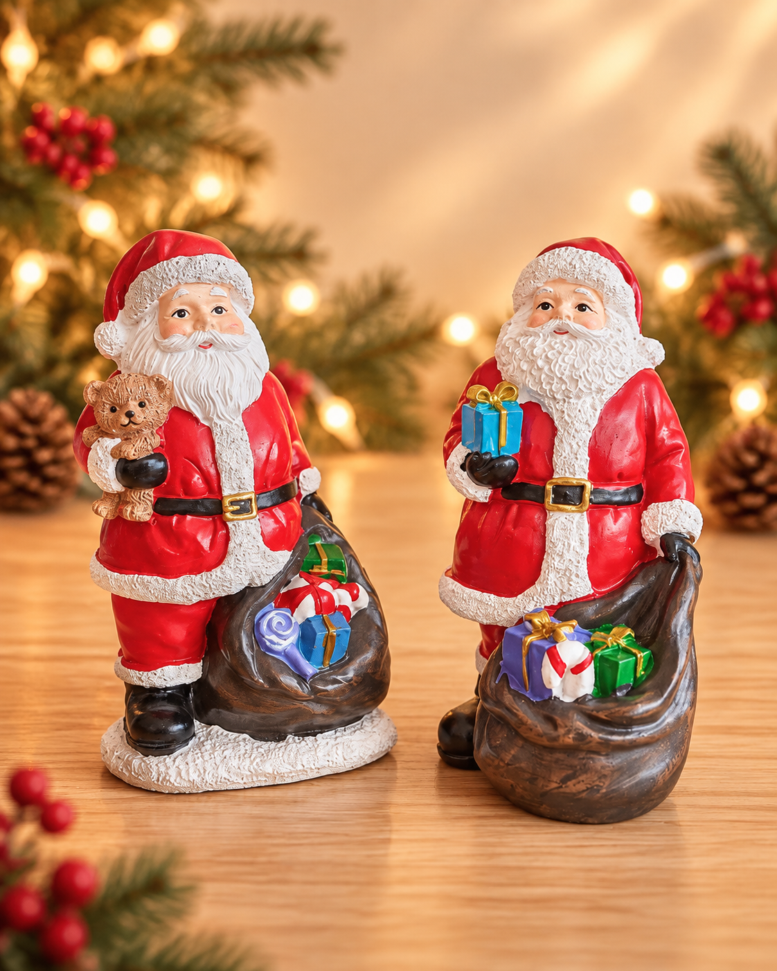 THD1204 Santa Claus Figurine – 2 Assorted Variants