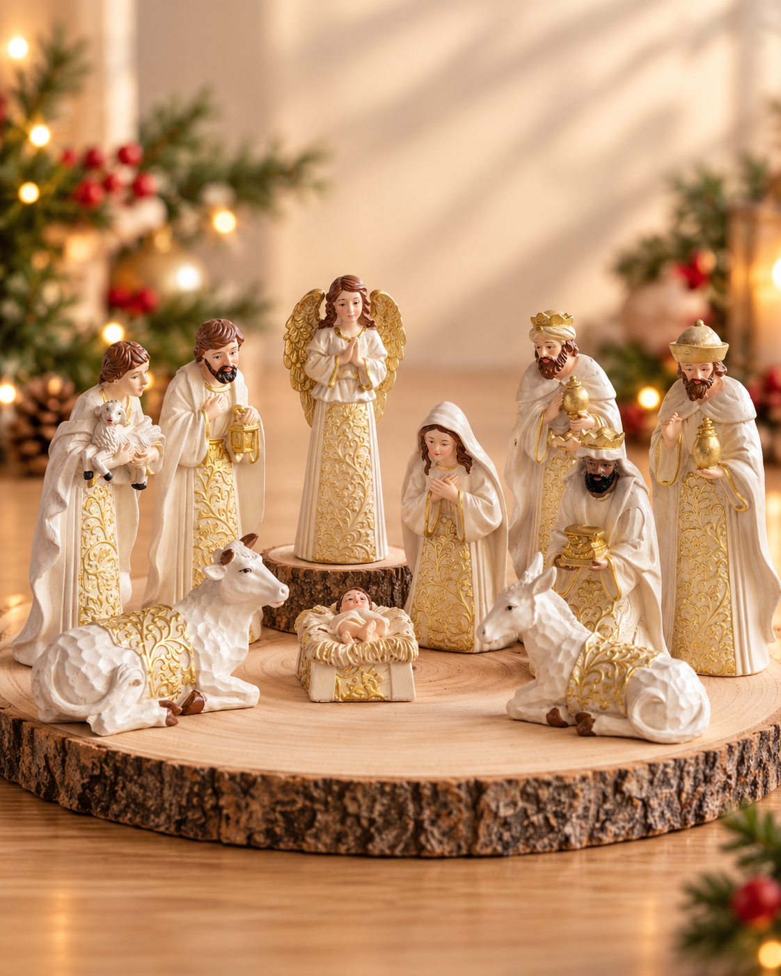 THD1200 Ceramic Nativity Set