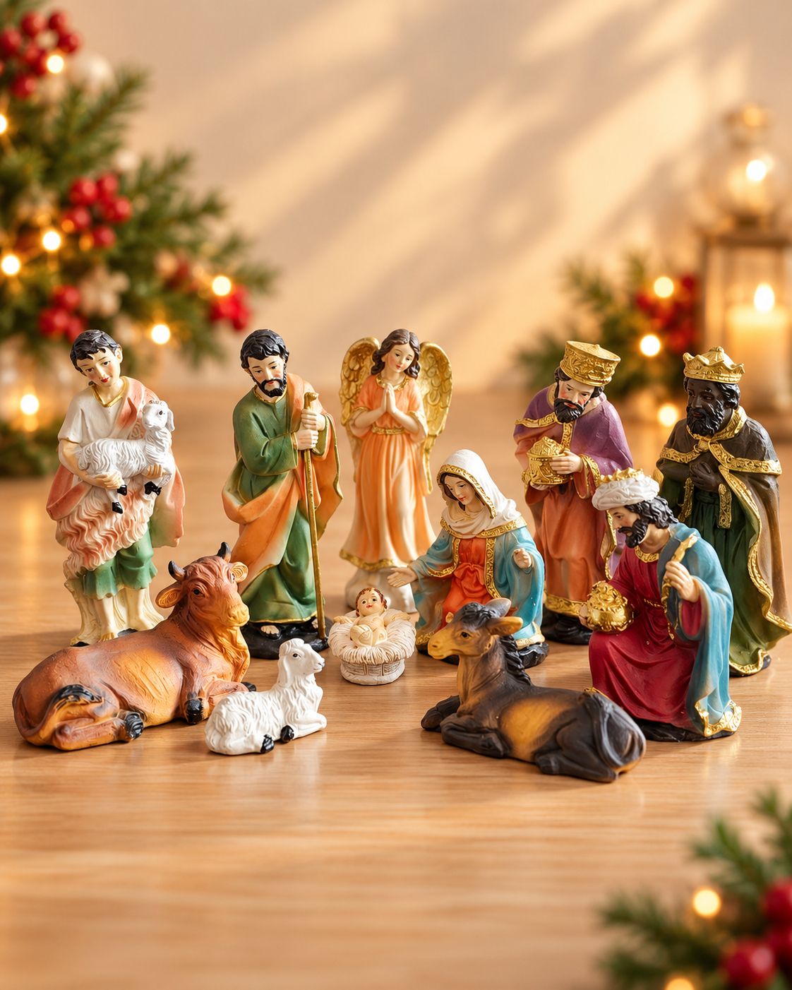 THD1205 Ceramic Nativity Set