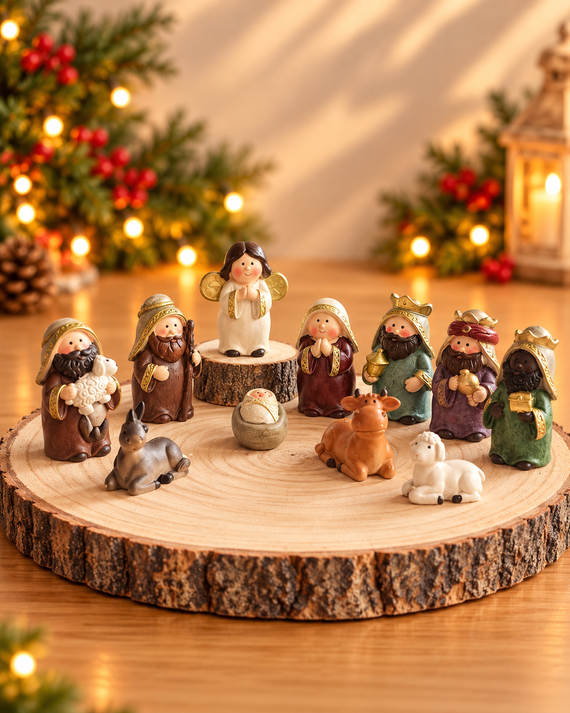 Ceramic Nativity Set