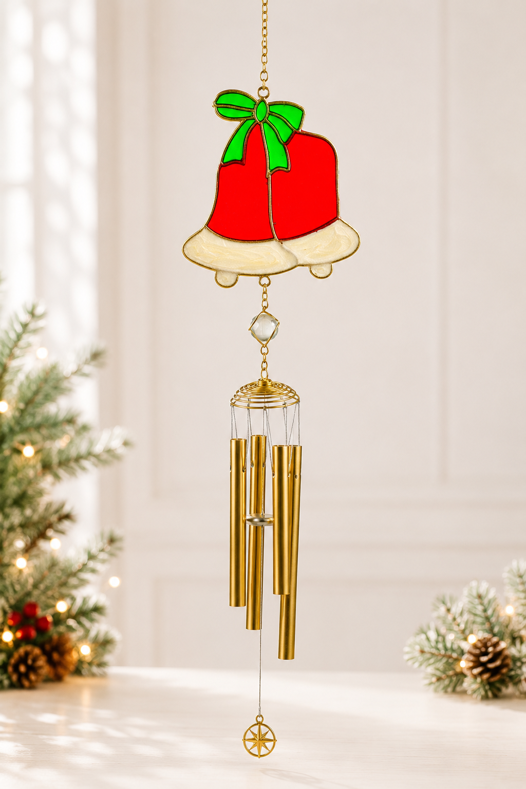 THD380 Christmas Decorative Wind Chime – 5 Festive Designs