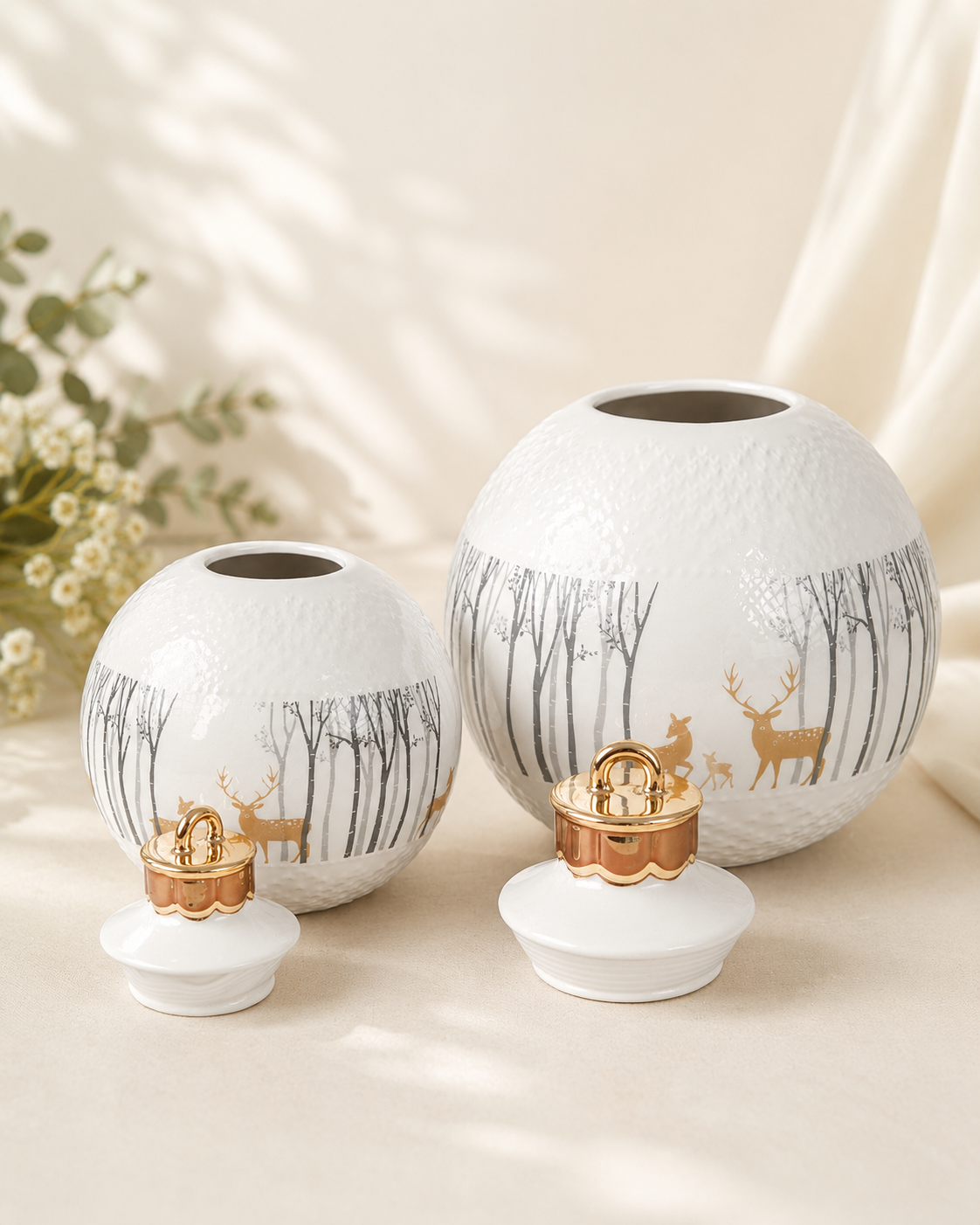 THD1005 Christmas Bauble Canister Set – Set of 2