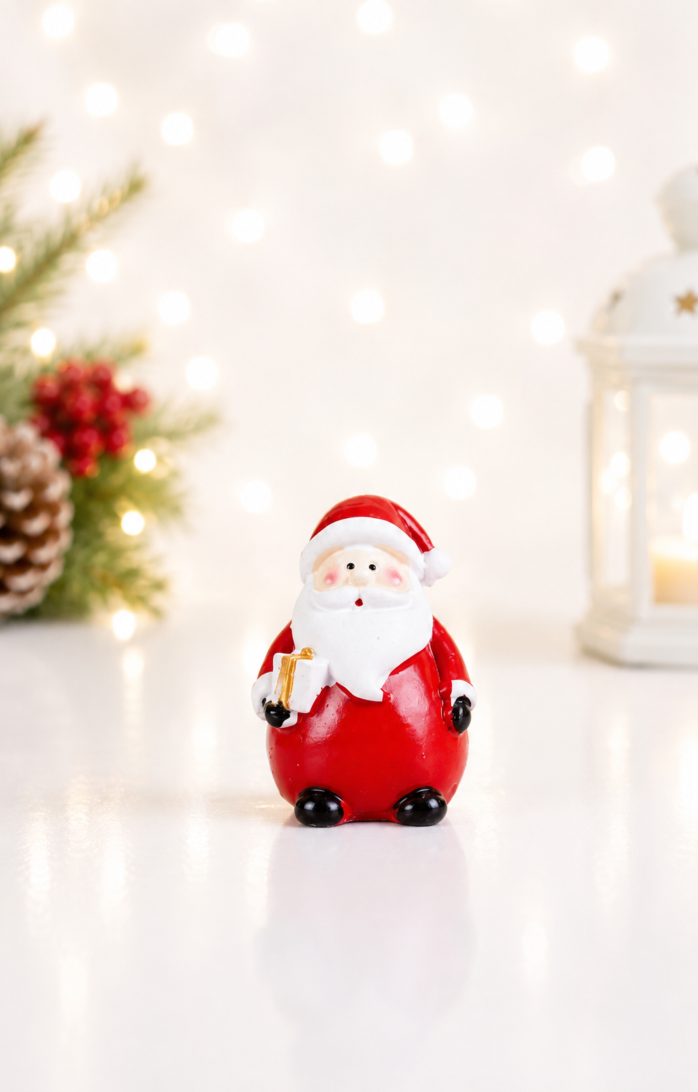 THD866 Miniature Santa Christmas Figurines