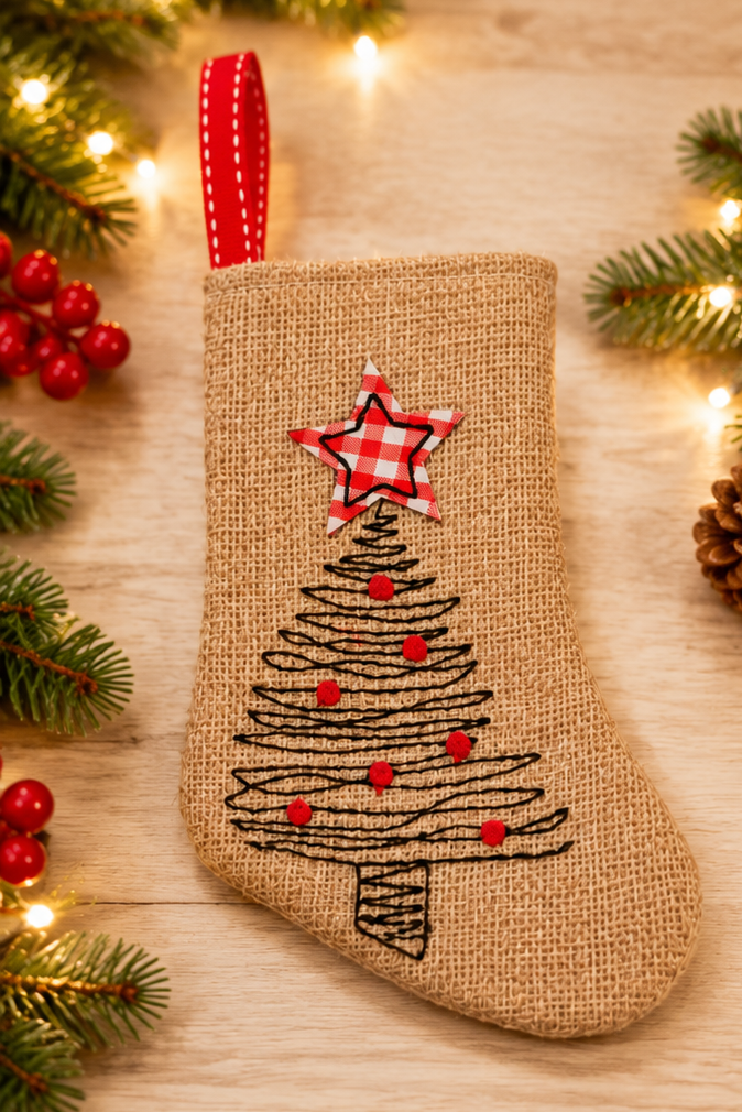 THD402 Mini Christmas Stocking Ornament