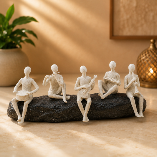 THD086 Musician Figurine Tabletop Décor (Band Sculpture)