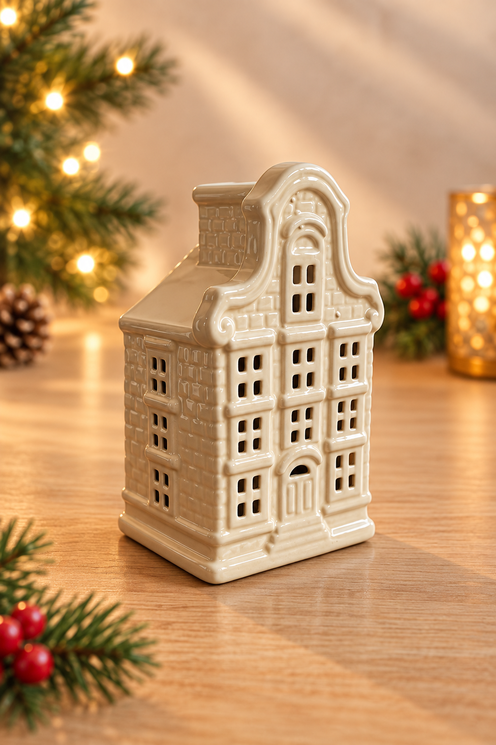 THD 574 Light-Up Ceramic Decorative Houses