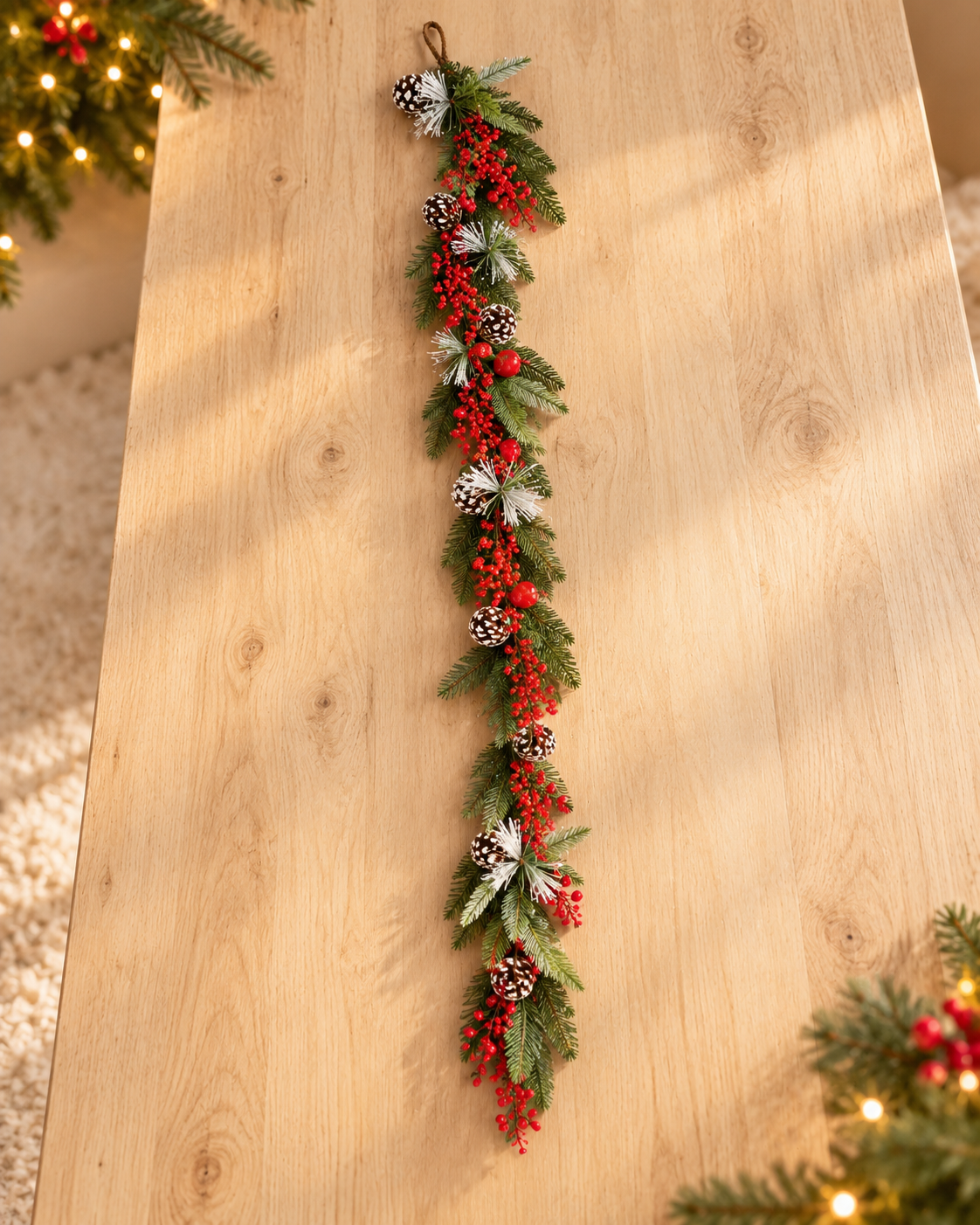 THD971 Christmas Berry Garland