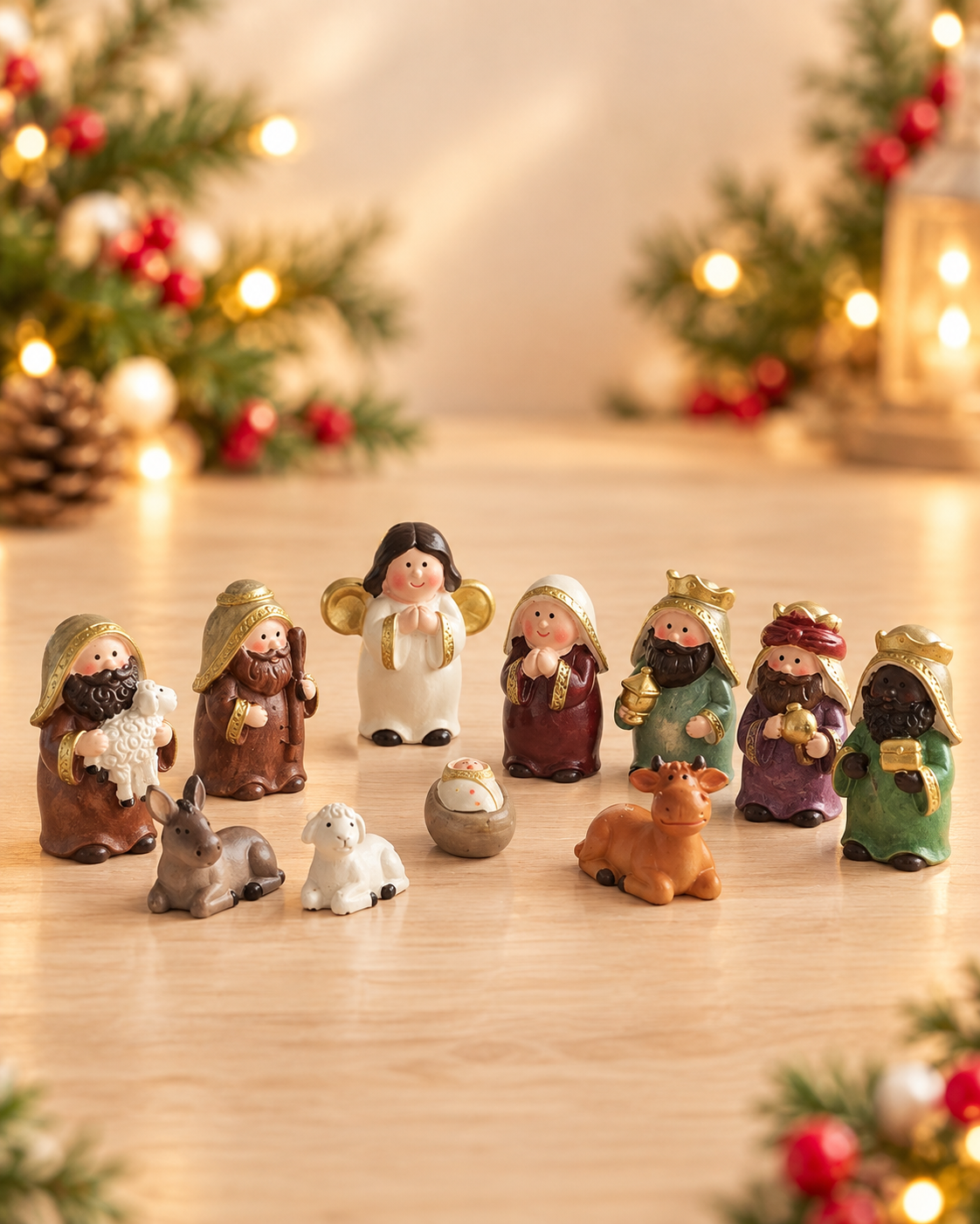 Ceramic Nativity Set