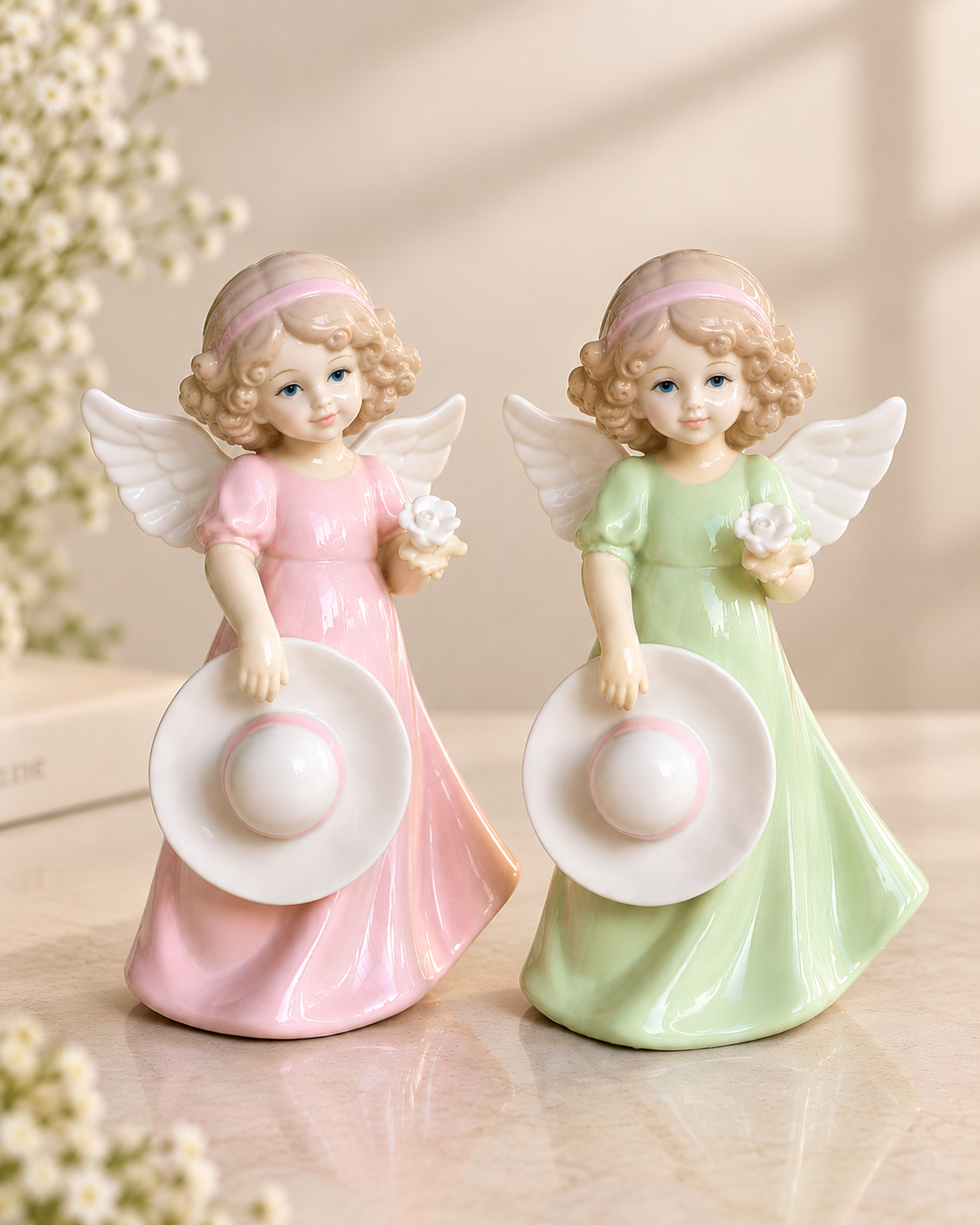 THD100 ANGEL FIGURINE WITH HAT