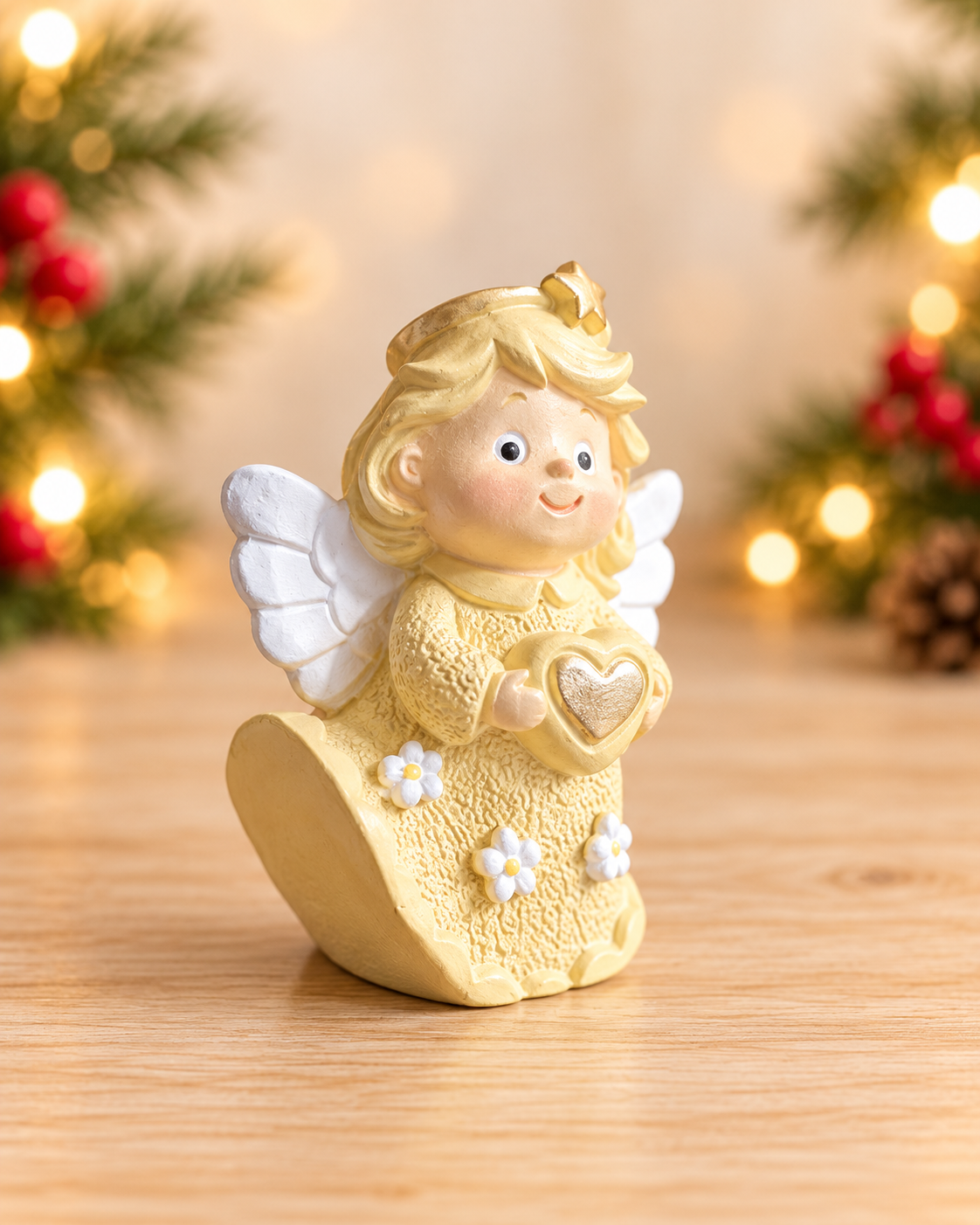 THD853 Miniature Yellow Angel Figurines