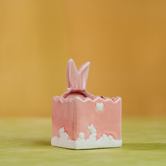 BUNNY MEADOW CERAMIC HOLDER