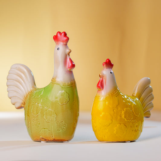 THD407 ROOSTER AND HEN SET