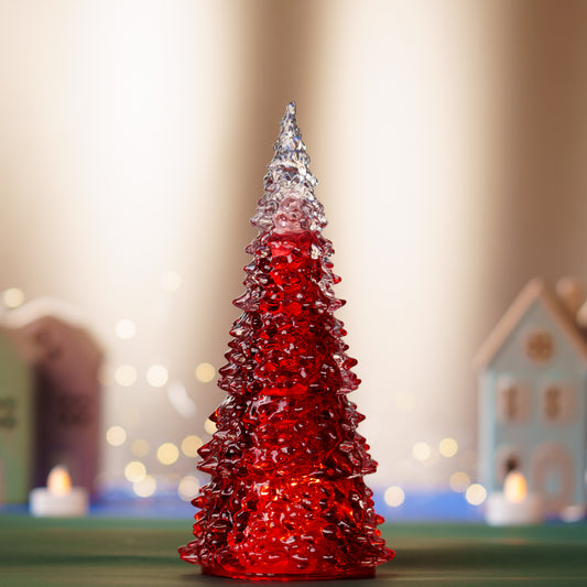 THD362 GLASS TREE WITH LIGHT