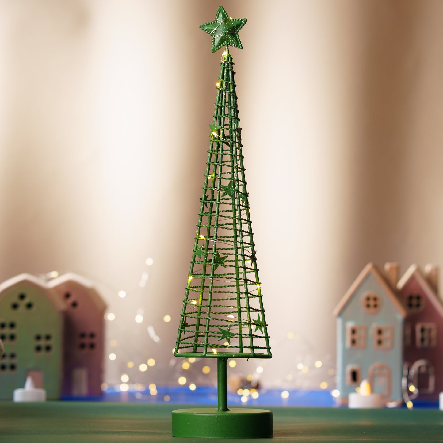 THD198 METAL TREE WITH LIGHT (LARGE)