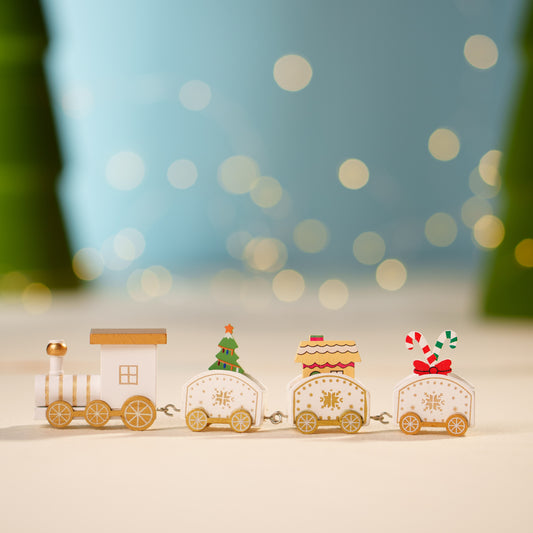 THD170a TRAIN WHITE & GOLD