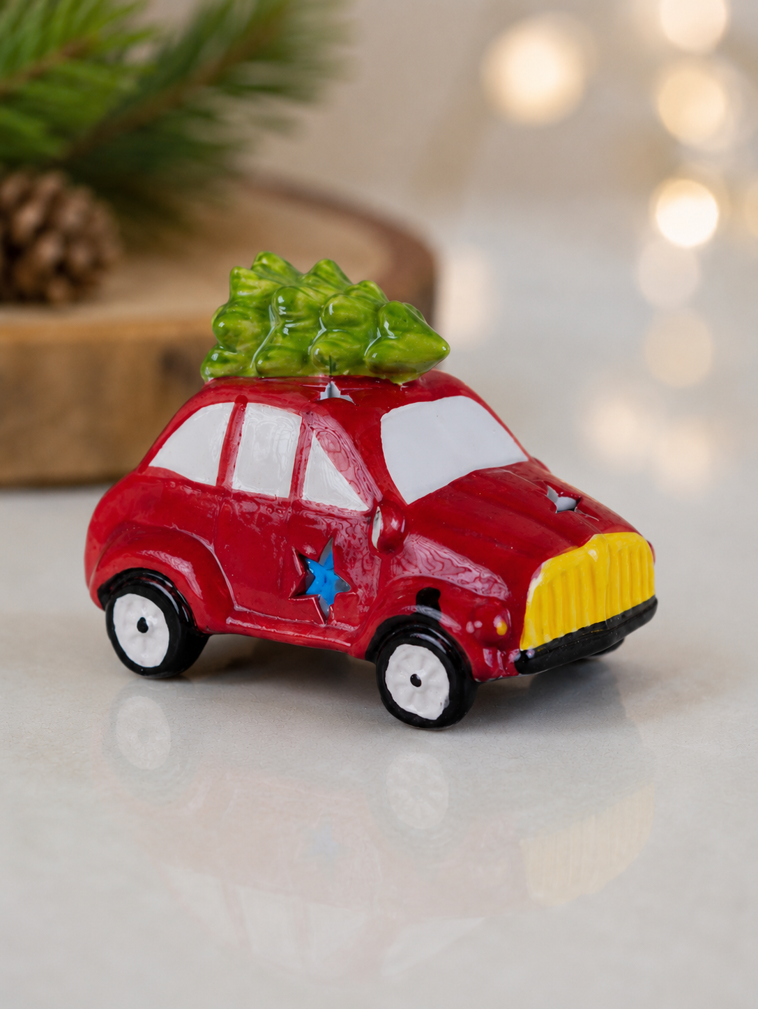 THD1052 Christmas Car Ceramic Light