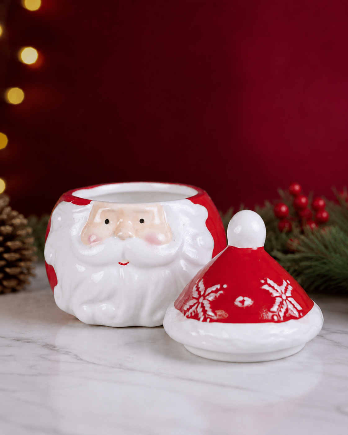 THD1037 Santa Christmas Canister