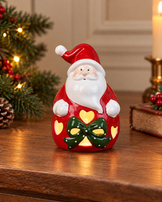 THD954 Light-Up Santa Claus Cutwork Christmas Décor