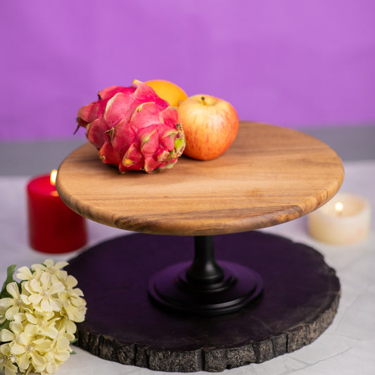 MA17 WOODEN CAKE STAND