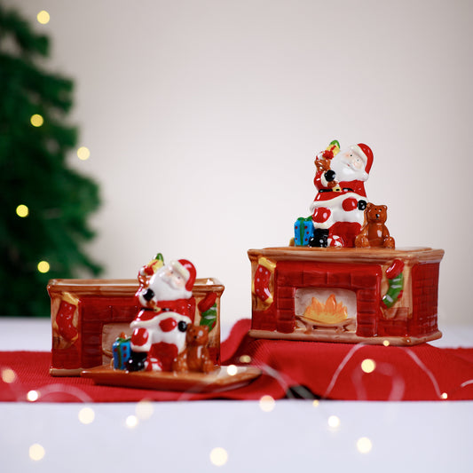 HD112 SANTA ON FIREPLACE CANISTER