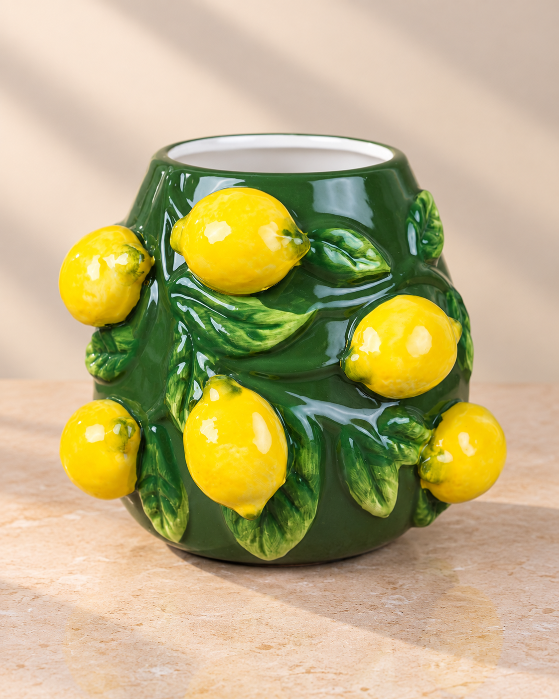 TT-171 Lemon Ceramic Vase / Planter