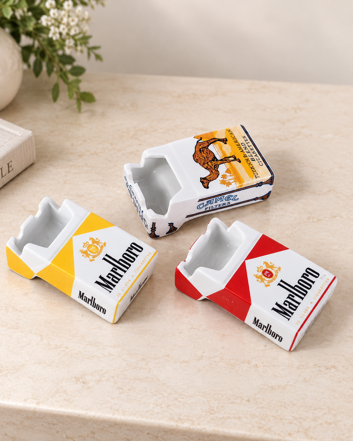 TCT- 420 Classic Ceramic Cigarette Ashtray